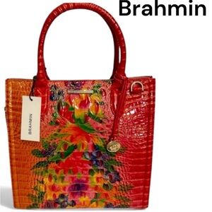 Brahmin Caroline Honolulu ombré Melbourne satchel top Handel Crossbody bag